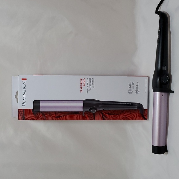 Remington Teardrop 1" Ceramic Hair Curling Wand, Black, CI50M1 - Picture 11 of 17